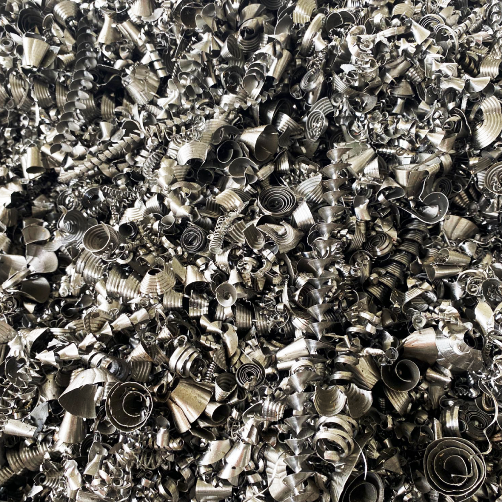 tornitura scrap - turning ACCIAIO 316 INOX STEEL