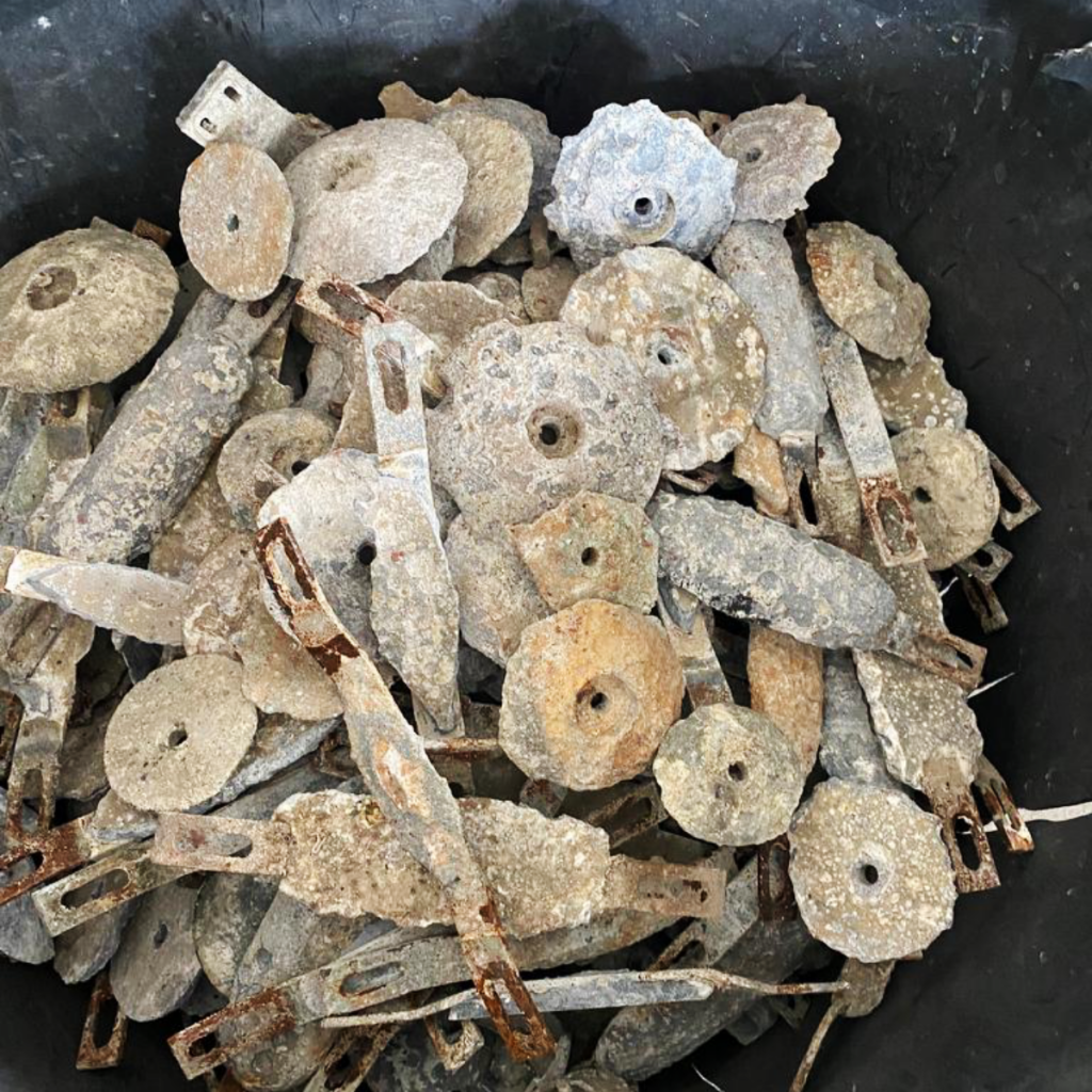ZINCO ANODI ROTTAME _ SCRAP ZINC