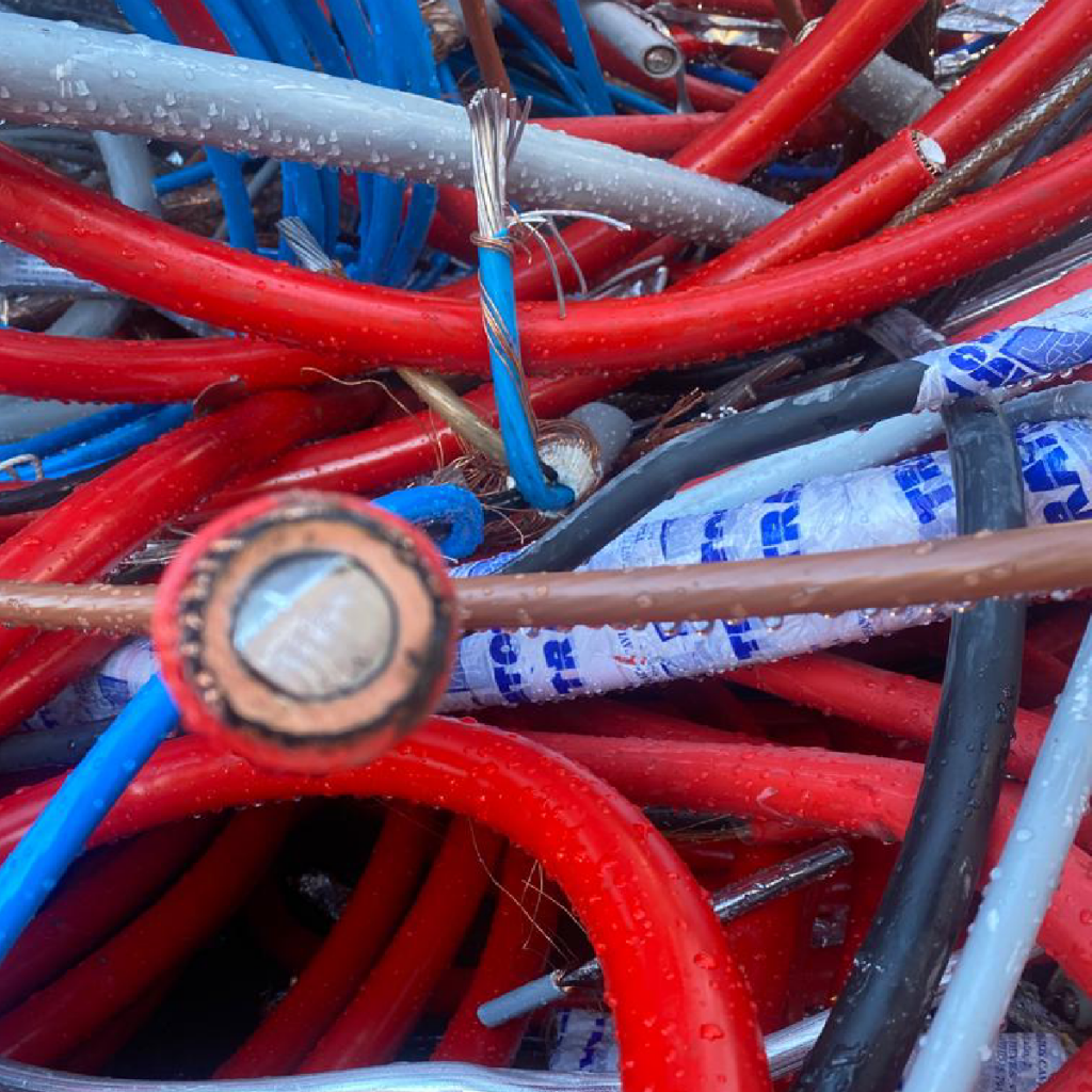 aluminium copper cable wire scrap alluminio cavo rottame