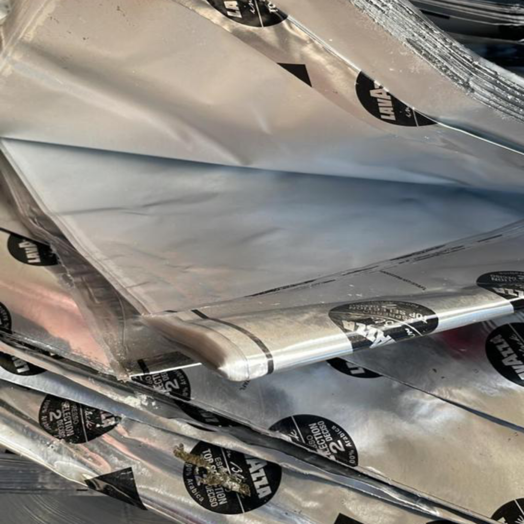 aluminium stagnola con plastica