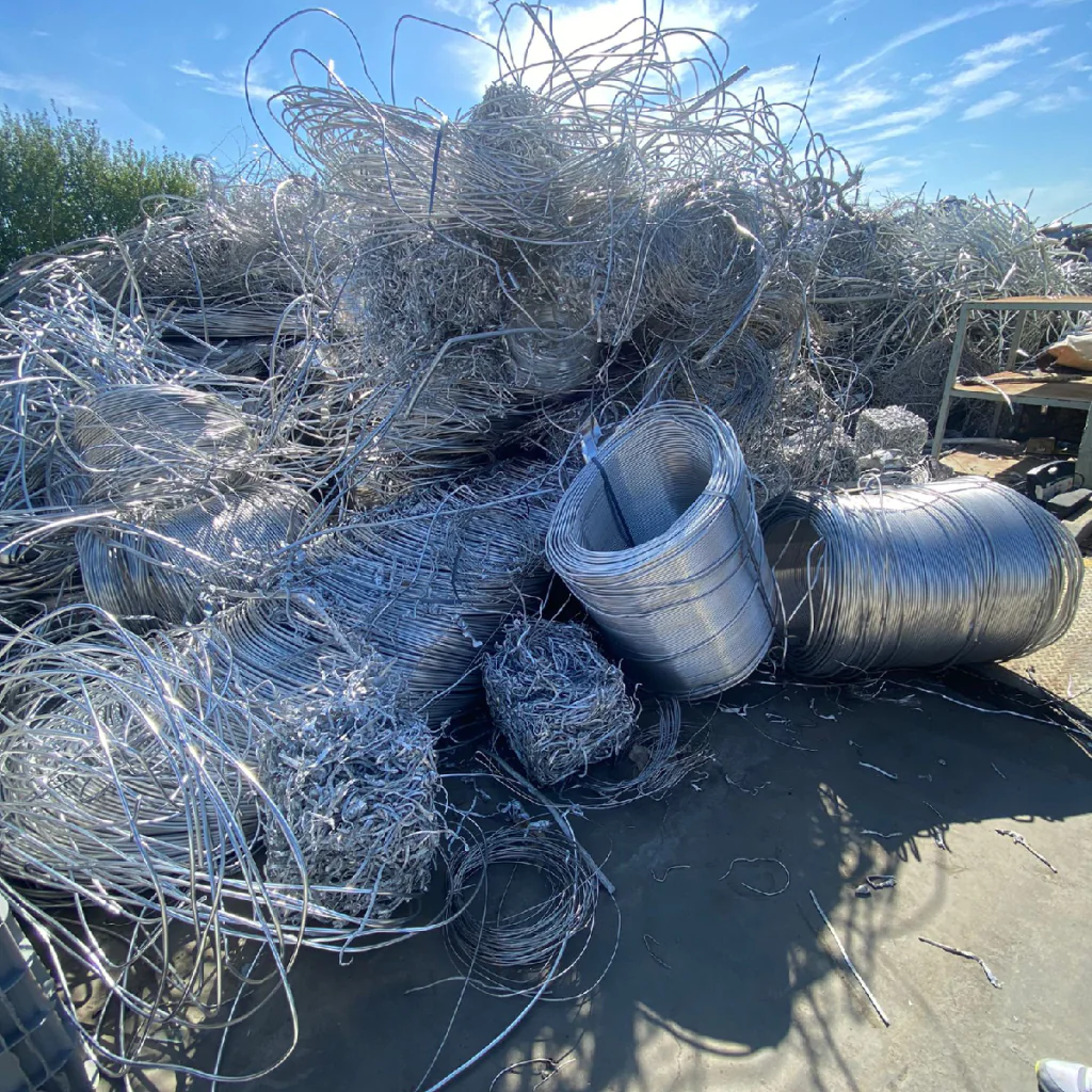 corda di alluminio rottame - scrap aluminium cord
