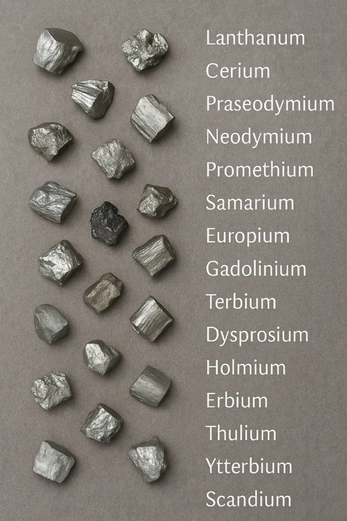 lista terre rare