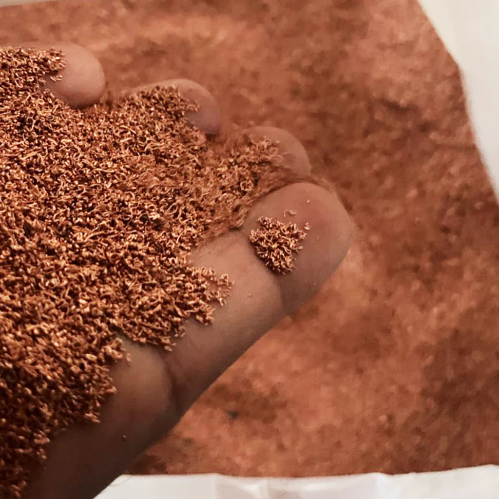 rame granulato - copper granulated