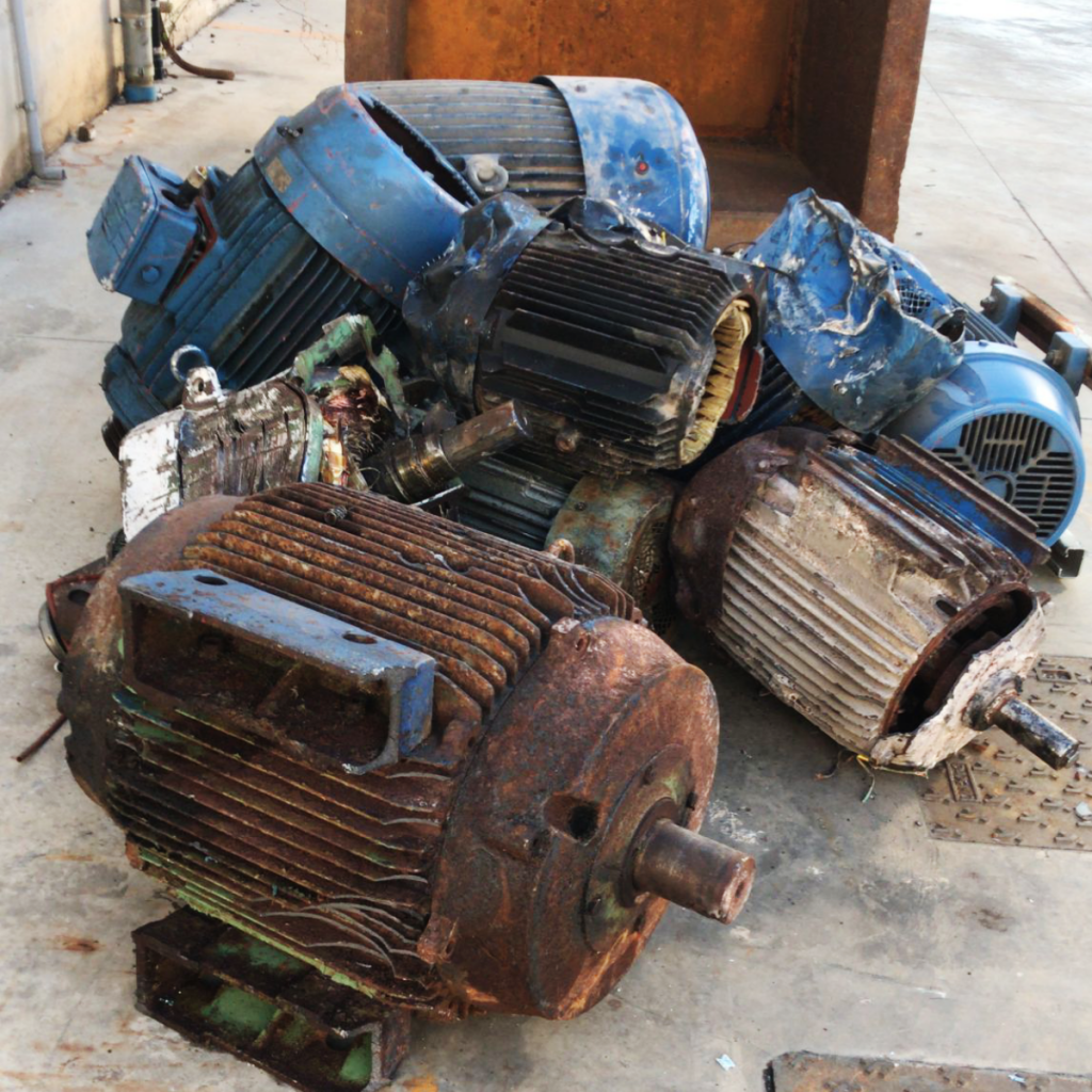 scrap - electric motors - motori elettrici rottame