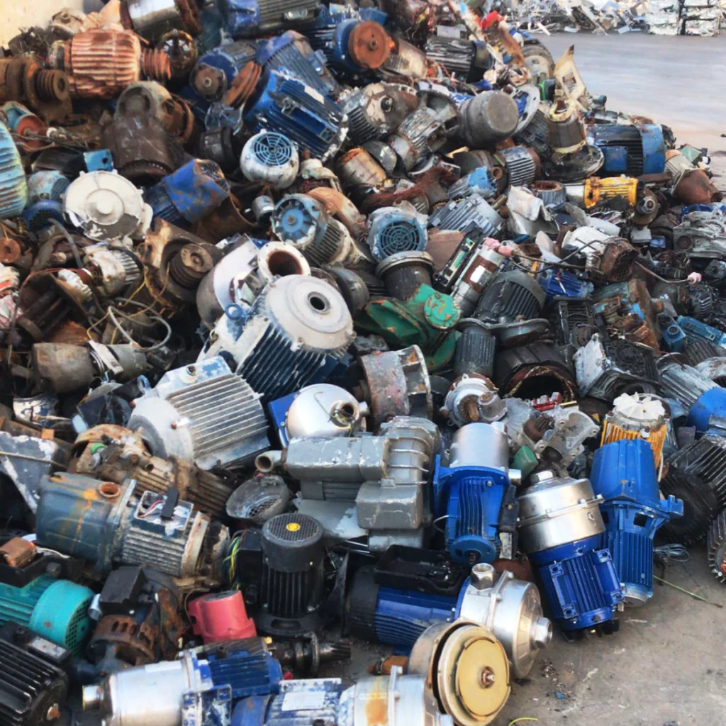scrap electric motors - motori elettrici rottame METAL
