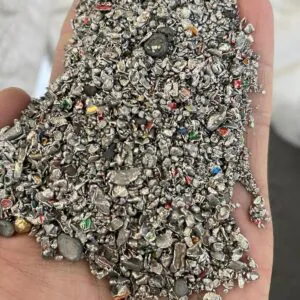 Al granules from mixed UBC