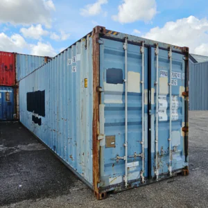 container-blue-40-feet-exterior
