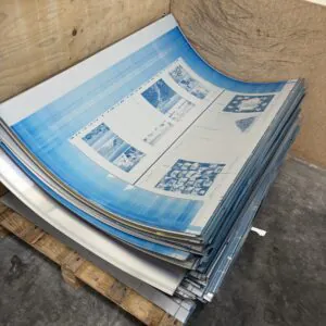 LASTRA OFFSET TIPOGRAFICA CM. 76X106