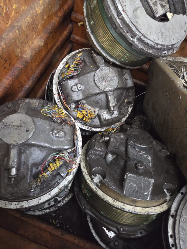 aircraft components scraps